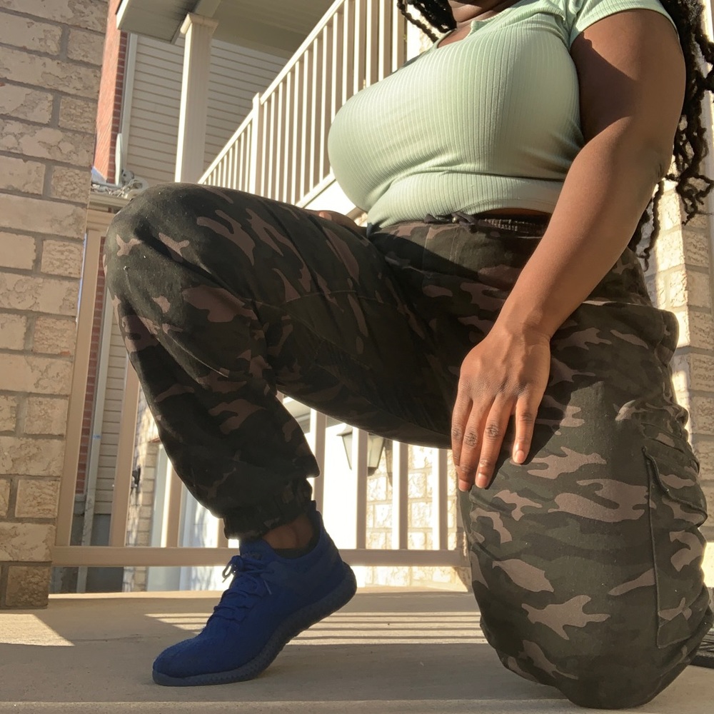 Slim cargo joggers